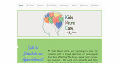 Desktop Screenshot of kidsneurocare.com